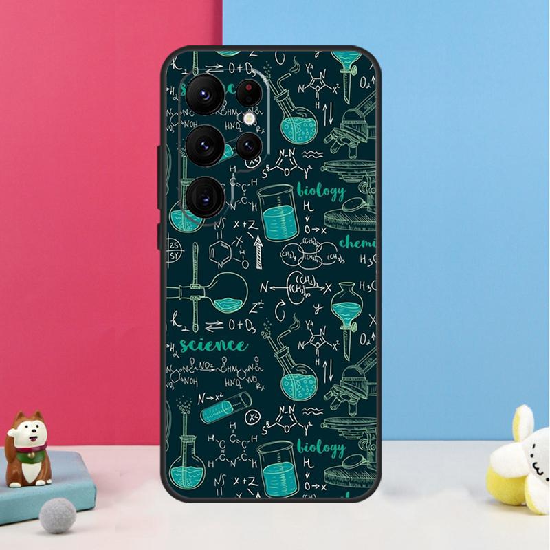 Symbol Math Science Physics Formulas Case For Samsung Galaxy S22 S23 S24 Ultra S8 S9 S10 Plus Note 10 20 Ultra S20 S21 FE Cover