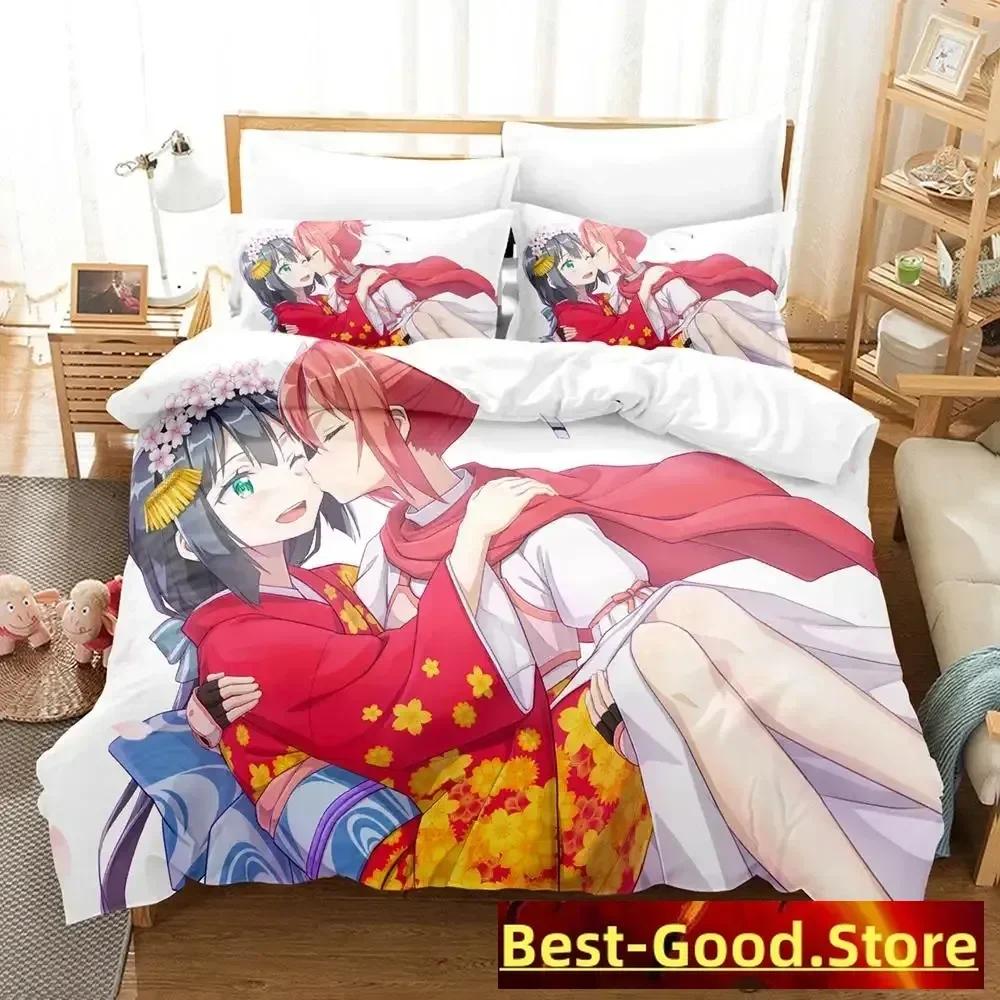 

New Yuki Yuna is a Hero Beding Set Single Twin Ful Quen King-Sized Dimensionsd Dimensions Bed Linen Set Adult People Kid Bedrom Duvetcover Sets Anime 120*200cm Single