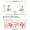 Dancing Girl Feather Butterfly Wall Sticker Background Wall Home Decoration Wall Decal