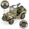 1:32 Willys Off-Road Military Alloy Model WWII Series with Lights, Sound & Opening Hood