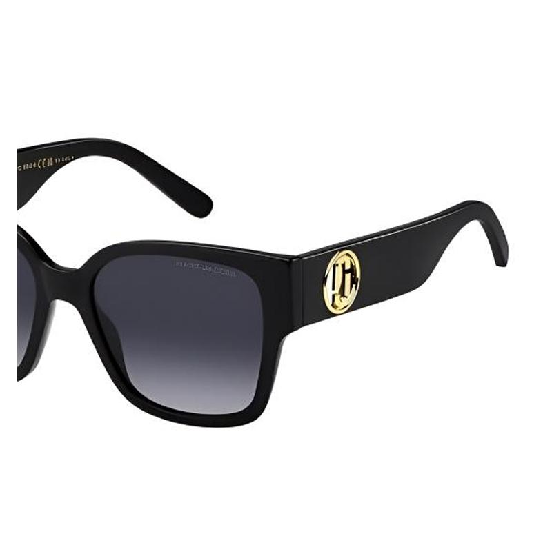 Marc Jacobs Full frame design rectangular sunglasses unisex couple style black 5875099586260