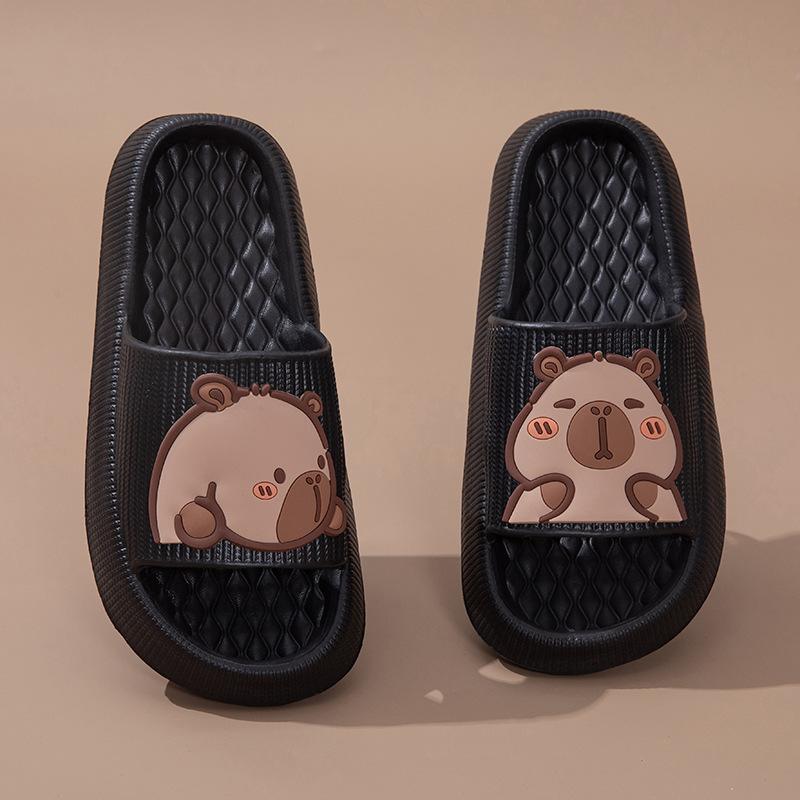CM thick bottom EVA cool slippers men and women summer couple fashion home cute cartoon outer wear TEMU