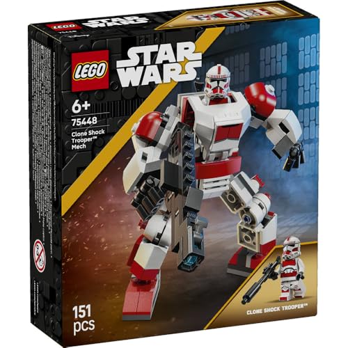 LEGO Star Wars Clone Shock Trooper™ Mech Suit Toy, Birthday Gift, Educational Building Blocks, Space Game for Boys and Girls, Ages 6, 7, 8, and 9, 754