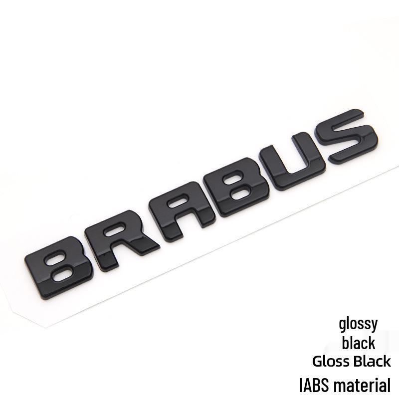

Эмблема автомобиля BRABUS Английский логотип Наклейка для украшения задней части багажника
