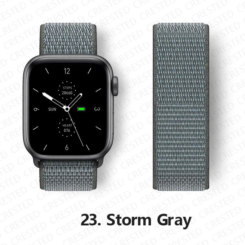 Pasek Nylonowy z Pętelką Do Pasków Apple Watch 44mm 40mm 49mm 41mm 45mm 46mm paski Bransoleta iWatch Seria 7 6 5 se 8 9 ultra 2 3 10 11