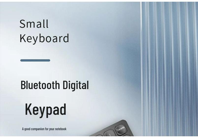 JOMAA Dual Bluetooth Rechargeable Wireless Number Pad for Office and Finance