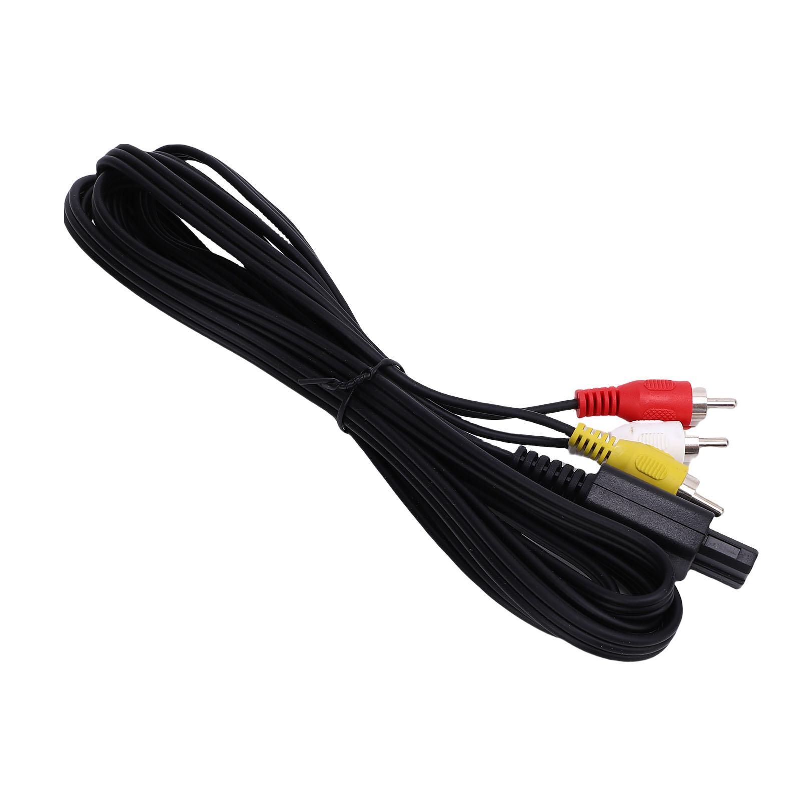 

AV Composite Cable Fit for Famicon Game Console Stable Video Stereo Composite AV Cable