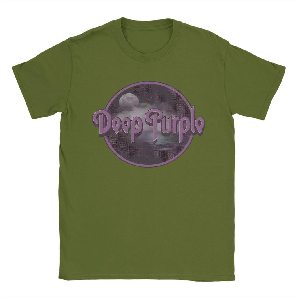 Band Deep Purple Art TShirt Summer  Hippie TShirts Unisex Cotton Comfortable Oversized Clothing Short Sleeves Funny Tops