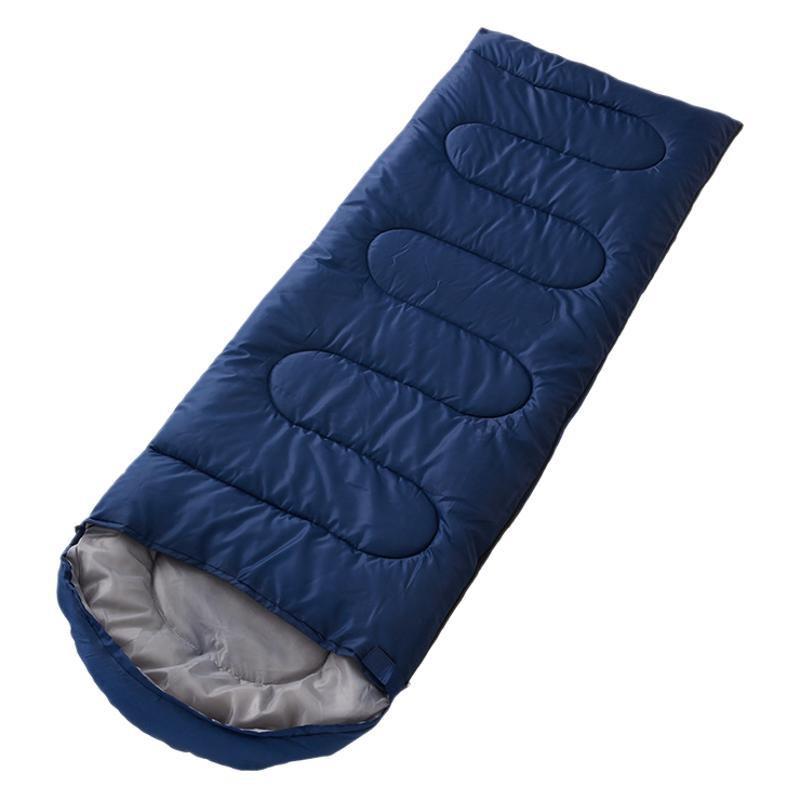 Adult Single Camping Sleeping Bag Envelope Style Winter Warm Thick Portable Outdoor Survival Hiking Travel
