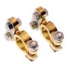 2x 12V Battery Terminals Connectors Car Cable Connector Battery Bornes Main Post Clamp Terminal Tractor Truck Battery Terminal