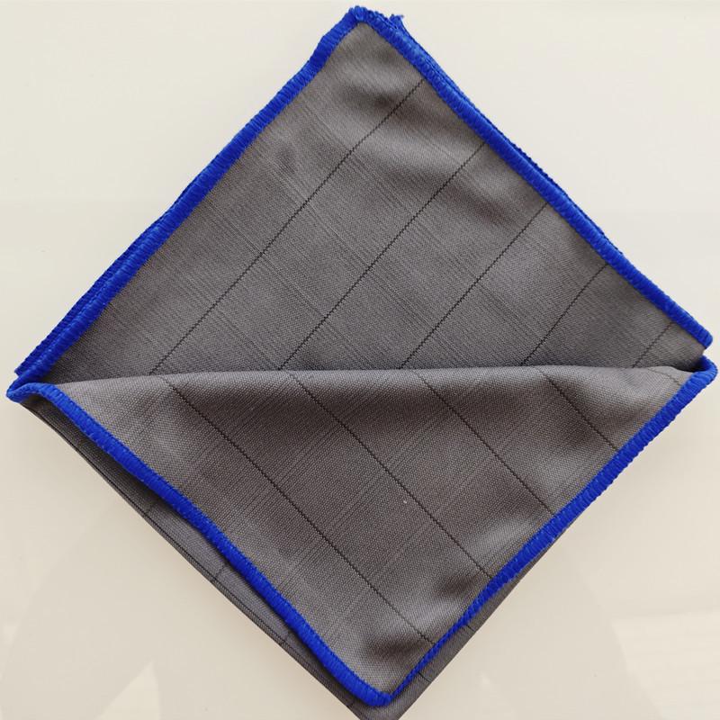 Cross-Border Multi-functional Checkered Microfiber Carbon Fiber Glass Cleaning Cloth