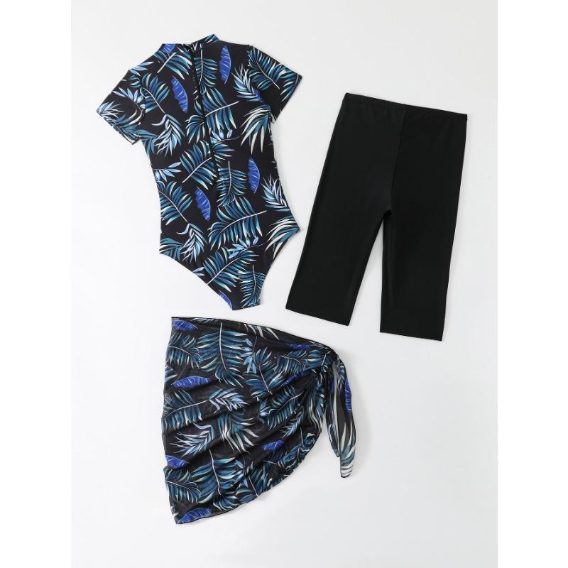 Women Fashion Skirt Style Three Piece Bikini Swimsuit For Beach