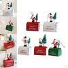 Christmas Hanging Pendants, Tree Mailbox Ornaments Photography Props Resin