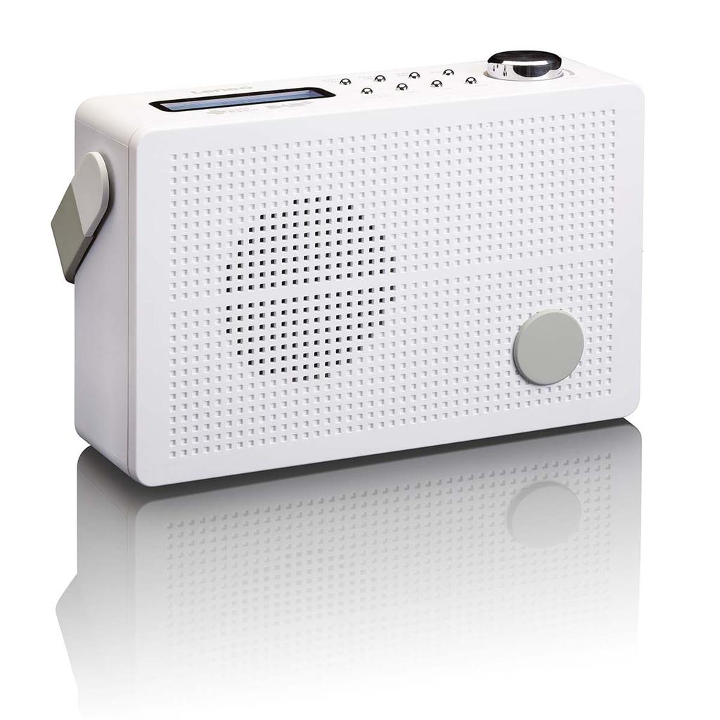 Lenco PDR-030 portable radio DAB+ FM white