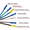 Universal Accessories 7 Pin 7 Way RV-Style Blade Trailer Connector Socket Wiring Harness Mounting Bracket Truck Wire Connector