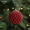 Plastic Christmas Ornament Burgundy Christmas Ball Ornament Christmas Tree Hanging Ornament Plastic For Mantel Wreath Home