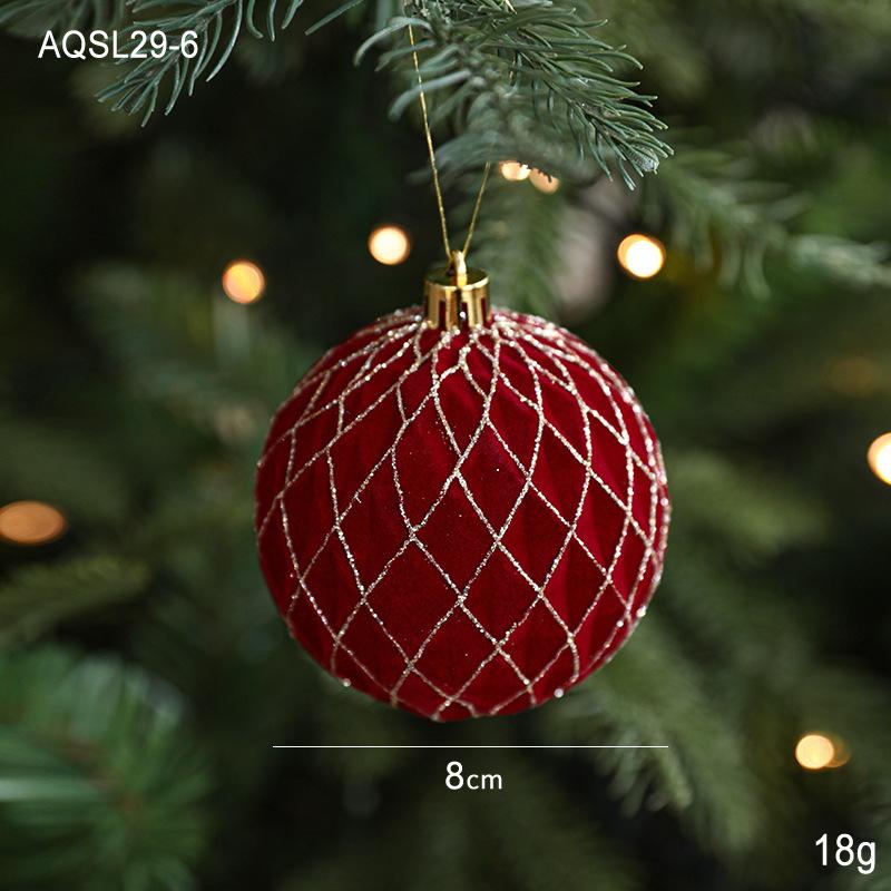 Plastic Christmas Ornament Burgundy Christmas Ball Ornament Christmas Tree Hanging Ornament Plastic For Mantel Wreath Home