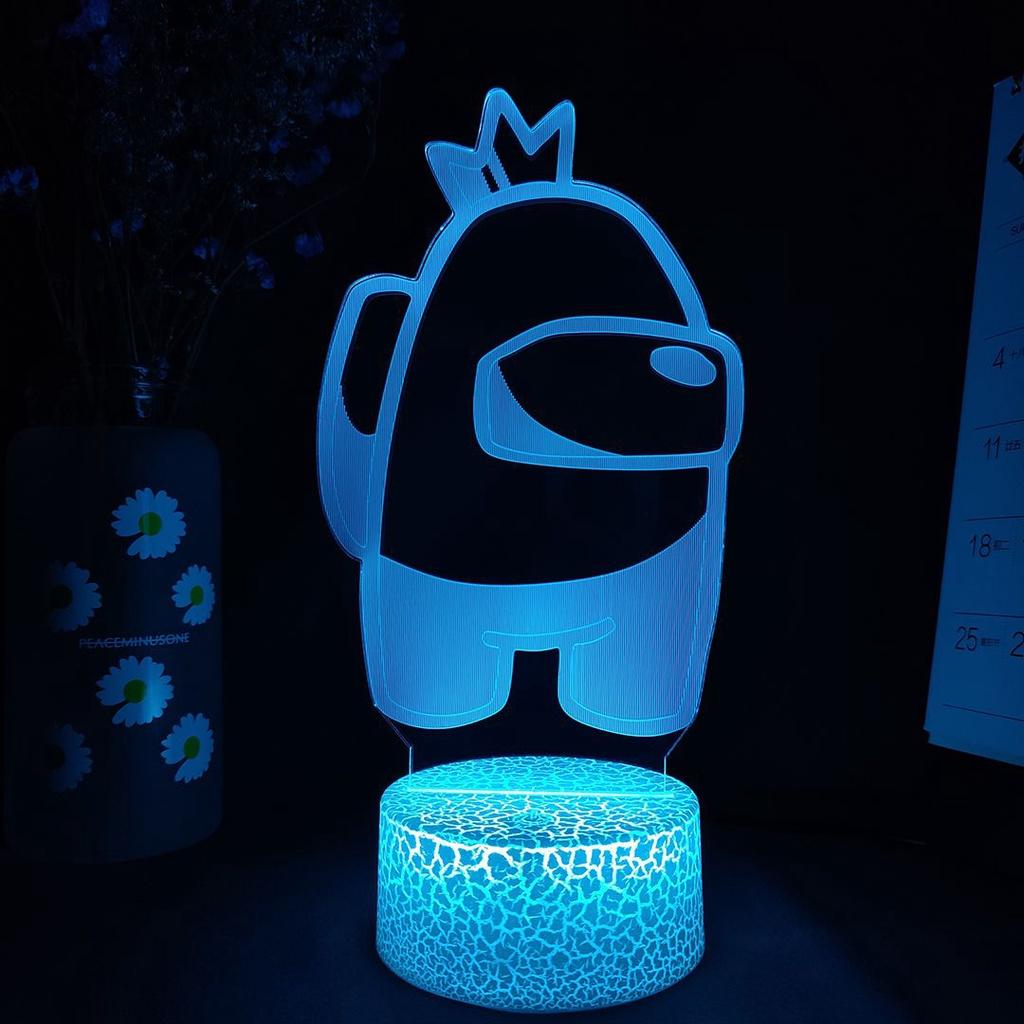 Impostor Light Night 3d Illusion Led Bedside Lamp Xmas Gift Decor Home