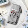 Vintage Baseball Print Wallet Multi Card Holder Fashion Portable Long Purse for Daily Use