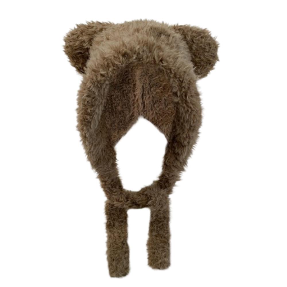 Cartoon Ear Protection Hat Soft Plush Earmuffs Cap Gifts Women Fluffy Hat  Girls