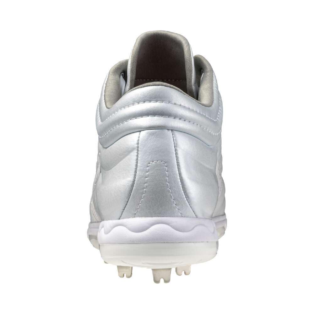 Mizuno Baseball Spikes Mizuno Pro Speed Revo Pro MID 11GM250001 (White/27.0/Men's, Lady's)