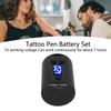 Tattoo Pen Power Supply 3‑12V Black Tattoo Power Supply USB Charging Adjustable Voltage Cordless Tattoo Pen Power Supply