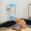 Transparent Hamster Water Bottle Holder Wall-mounted Small Pet Kettle Holder Pet Cages