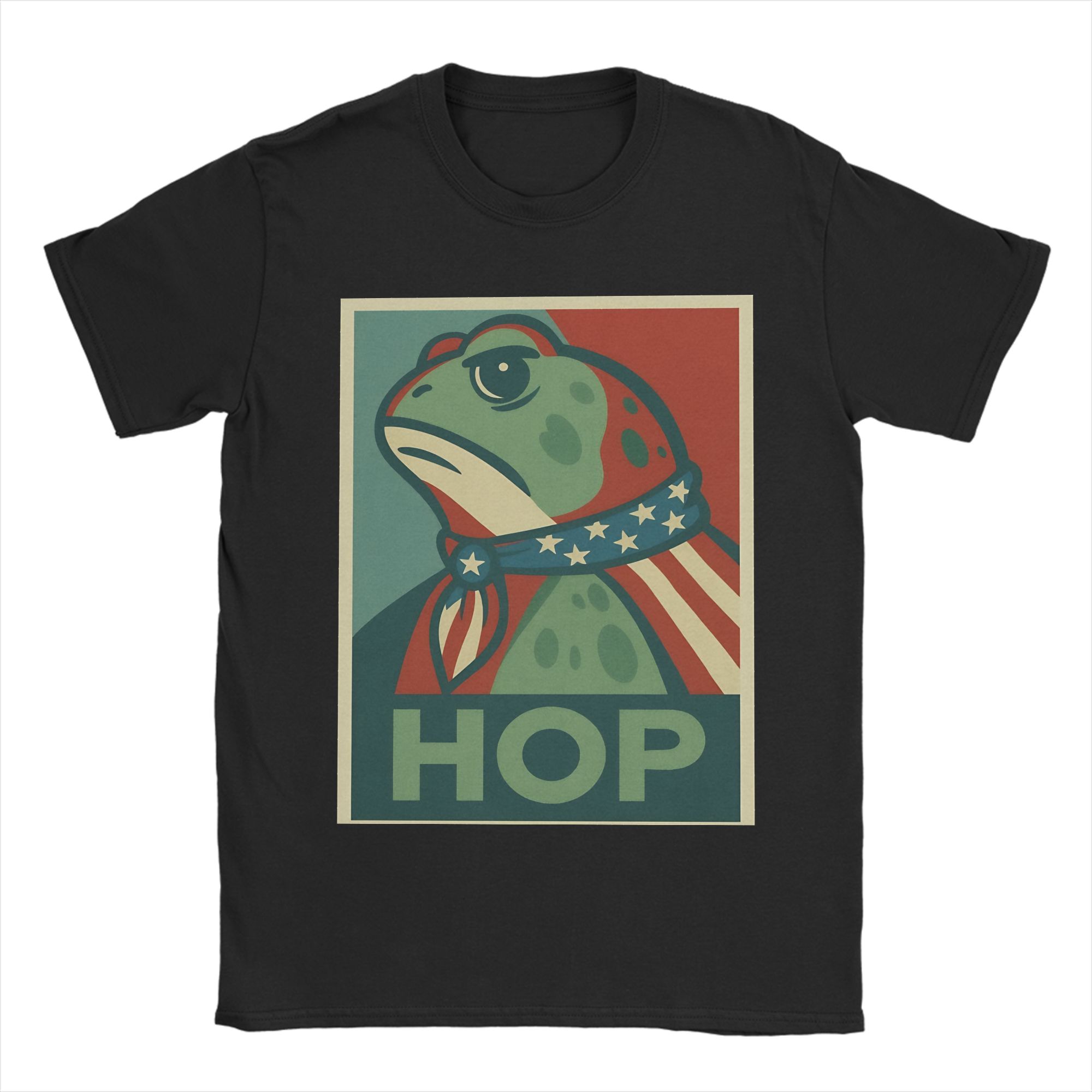 

Men s Hop Portland Frog T-Shirts Cotton Clothes Summer Vintage Short Sleeve Crew Neck Harajuku Pattern Tshirt Big Size S