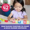 Learning Resources Number Bubble Bricks 42-Piece Educational Math Blocks Fidget Toy EI2599 Authentic
