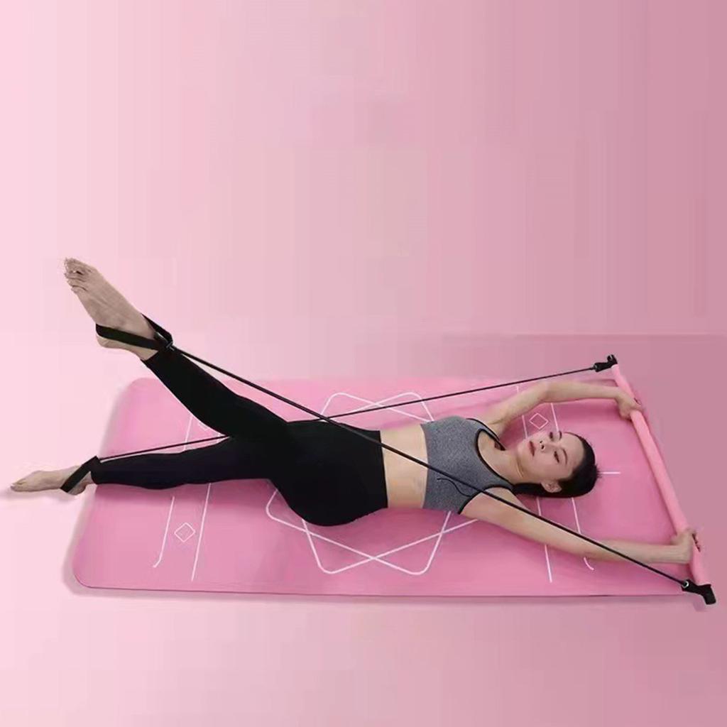 Pilates Bar Fitness Equipment For Yoga Home Workout Elasticity Resistance Training Tool