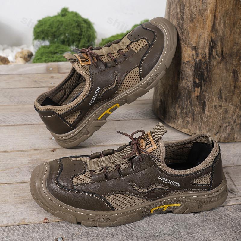 Autumn 2025 Men's Casual Sports Shoes Comfortable Non Slip Breathable Outdoor Running Shoes Lace Up Fashion Vulcanized Shoes