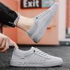 Sommarherrarnas Mesh Andningsbara Slip-on Sneakers: Luktbeständiga Flyknit Körskor för Skate