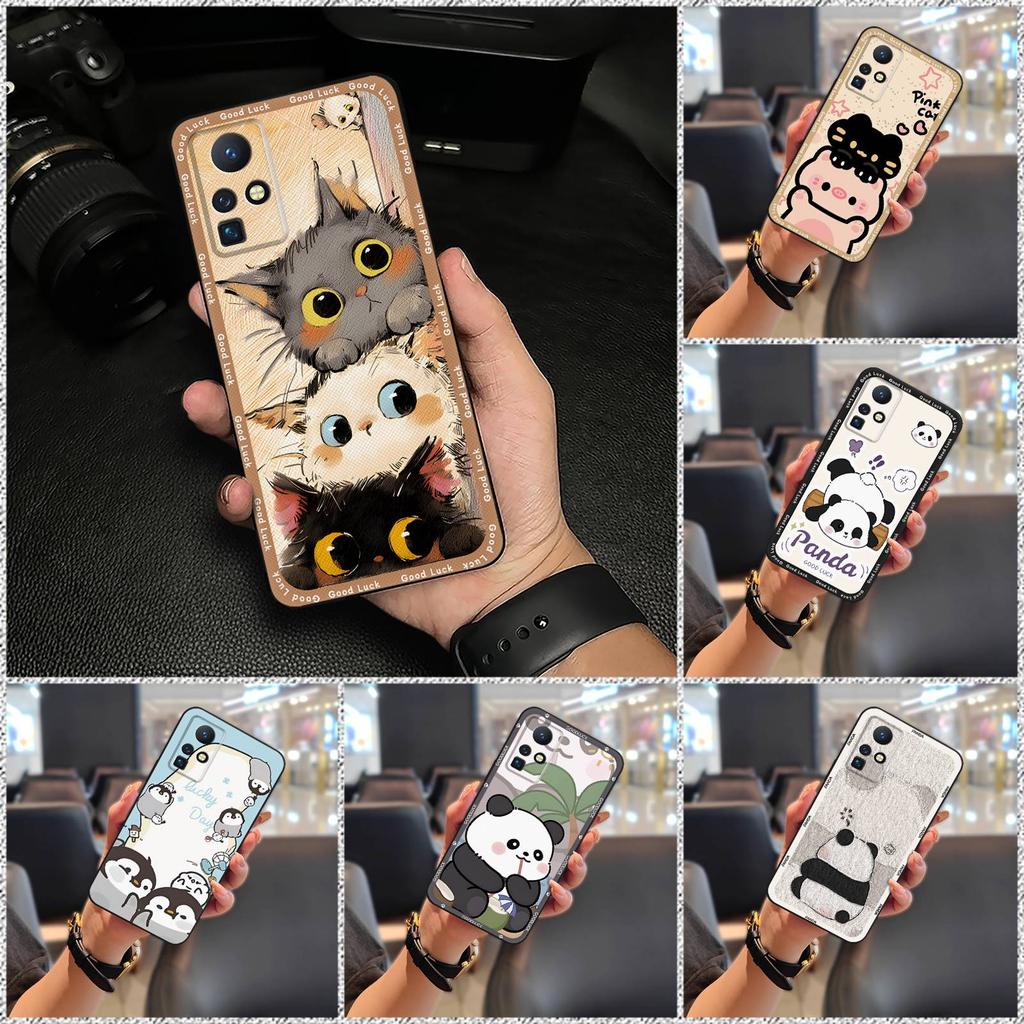 Full Wrap Phone Pouch Phone Case For Infinix Zero X/X Pro/X6811/X6811B Durable Anti-knock Graffiti Dirt-resistant Cute
