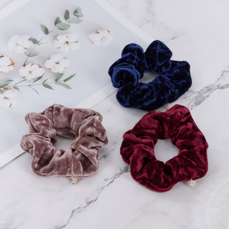 Maia Crystal Velvet Crunch Set of 6