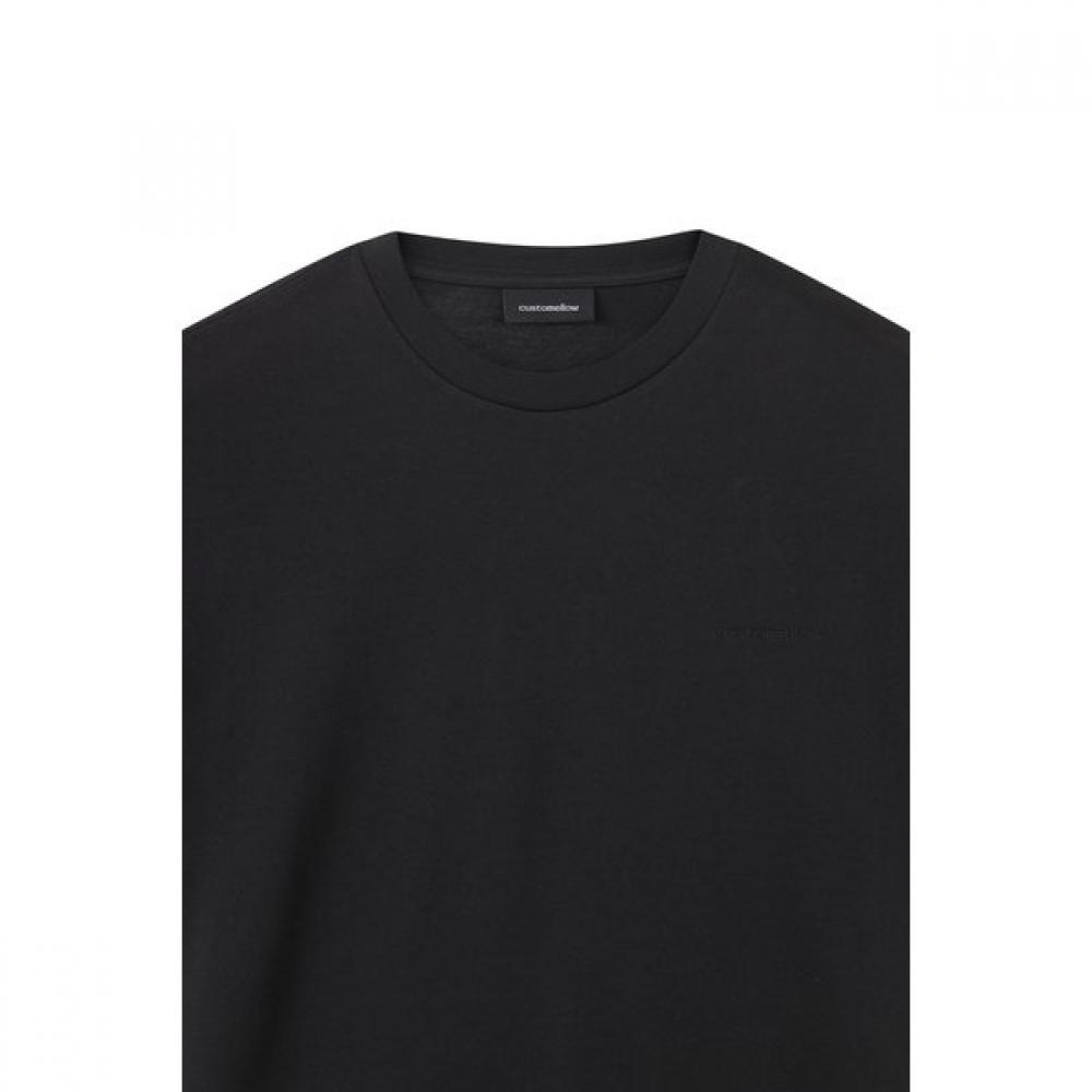 Customellow Black Graphic Half Sleeve T shirT cwTam25624bkx