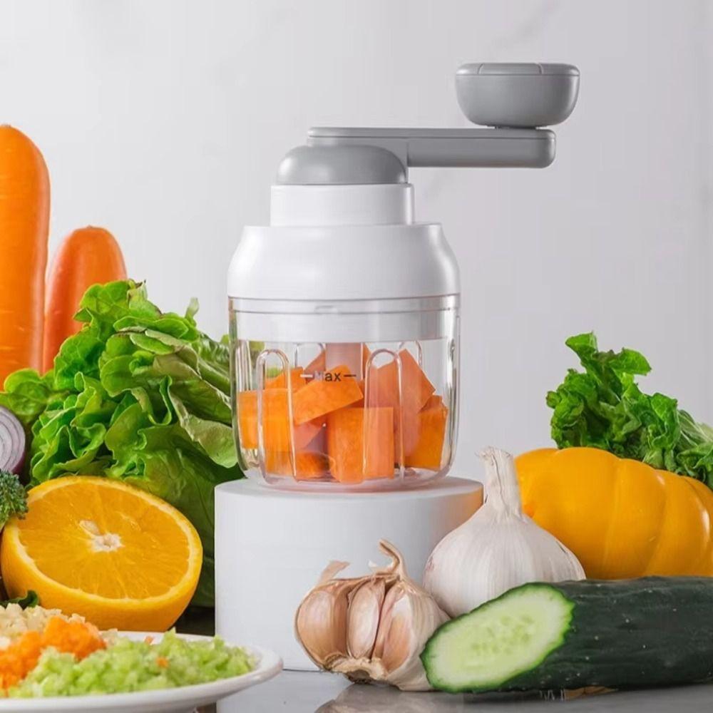 Multifunctional Vegetable Mincer 250ML Capacity Onion Cutter Manual Garlic Chopper Kitchen Use