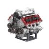 Mini V8 Engine Model Kit Metal Assembly Toy Adults 15-35 Years Static Car Scale 1:10 Non-Motorized