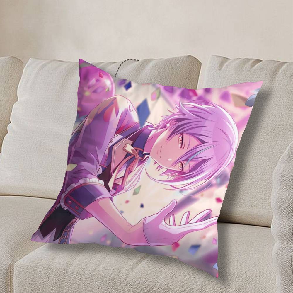 R-Rui Project Sekai Kamishiro  Pillow Case Sofa Living Room Bedroom Headboard Backrest Cushion Square Cushion Nap Time