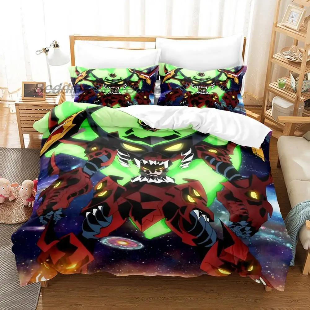 Tengen Toppa Gurren Lagann Bedding Set Single Twin Full Queen King Size Bed Set Aldult Kid Bedroom 3D Anime Bed Sheet Set