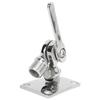 Marine Grade VHF Antenna Base Mount 93 X 64mm Stainless Steel Adjustable Mount Base Bracket For