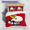 USA FC 3pcs Bedding Set Duvet Cover Closure Includes 1 Duvet Cover & 2 Pillowcases for All Seasons Bedroom Home Dorm Decor