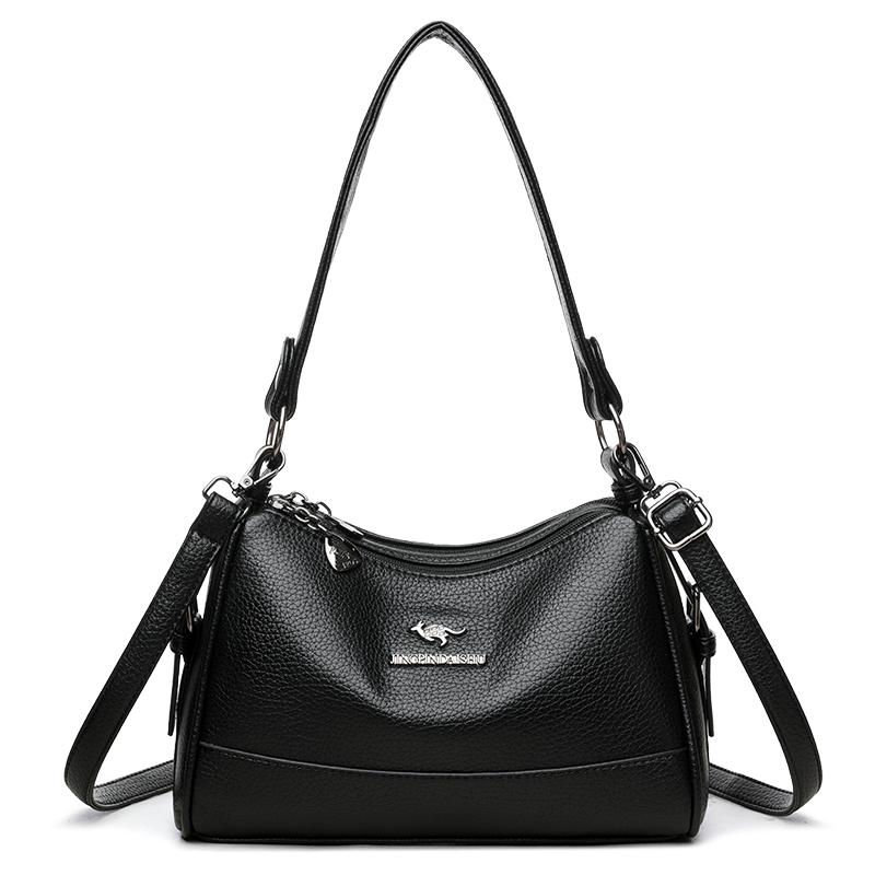 Women's Bag Soft Leather Shoulder Crossbody Bag Underarm Handbag