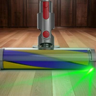 Compatible Electric Floor Brush with Green Light for Dyson V7, V8, V10, V11, V12, V15 Vacuum Cleaners