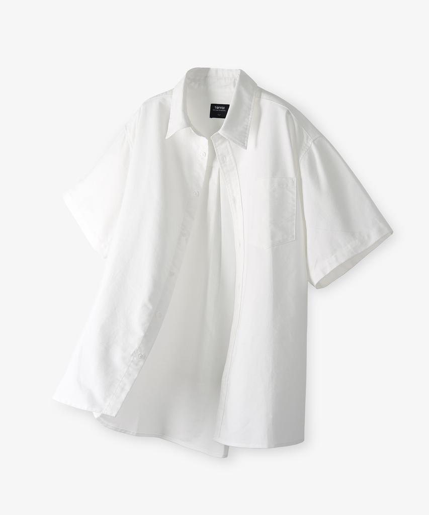 TOFFEE Oxford Half Shirt (4 Colors)