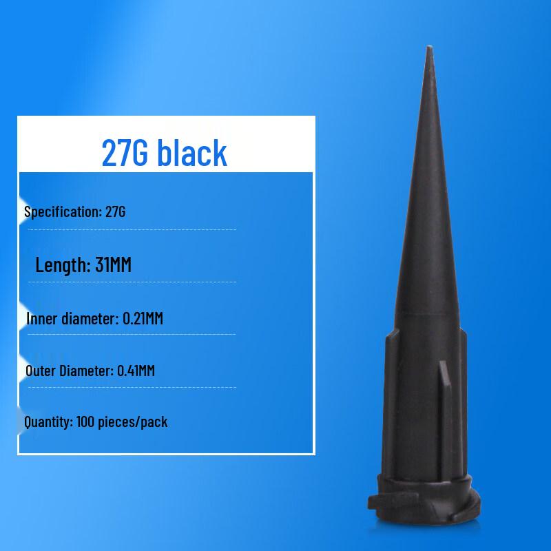 27G Slanted All-Plastic Dispensing Needle Tips