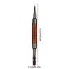 Dual-Ended Nail Art Brush - Multipurpose Line & Builder with Round Head, Japanese Base Coat