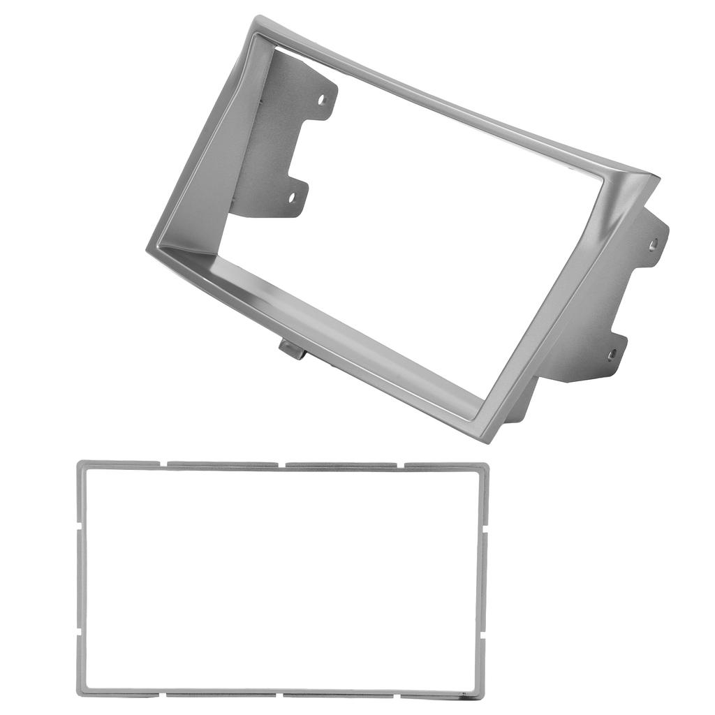 2‑DIN Car Stereo Radio Fascia 173x98mm Dashboard Frame Replacement for Legacy 2009‑2014