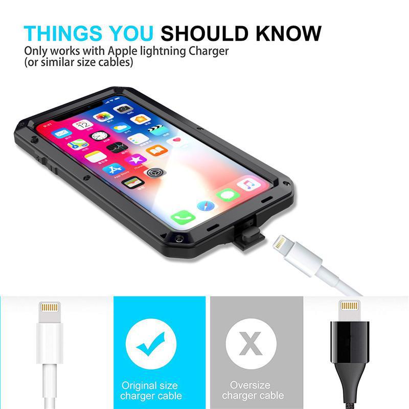 Fallsichere, wasserdichte Metallhülle für das iPhone 12 Pro Max