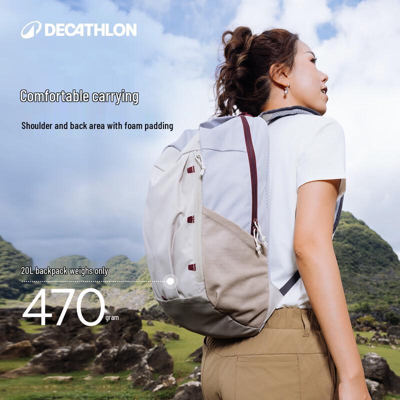 Sac à dos de randonnée léger d'extérieur Decathlon