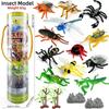 "1-9 inch Plastic Animal & Dinosaur Model Toy Set"